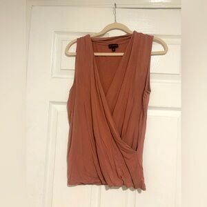 The Limited Women's Sleeveless Wrap Top - Terracotta